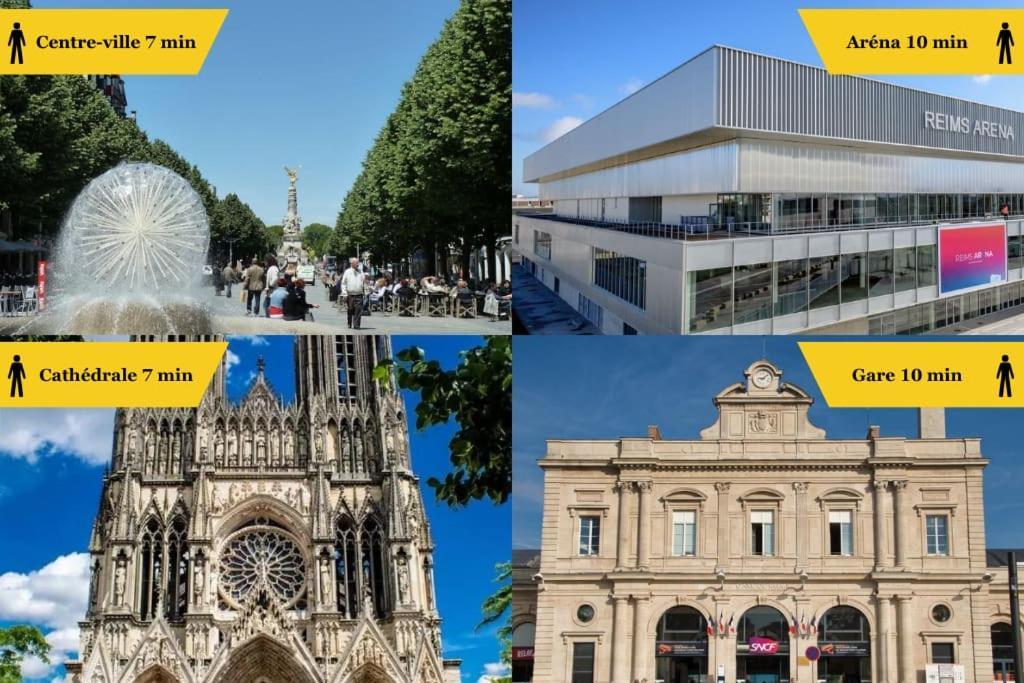 Forum Graphic Magnifique T2 Spacieux Au Centre Reims Exterior foto